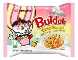 buldak spicy ramen crema Carbonara
