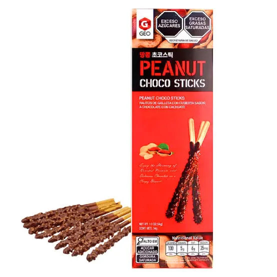 GEO BARRA CON CHOCOLATE CON MANÍ 54G